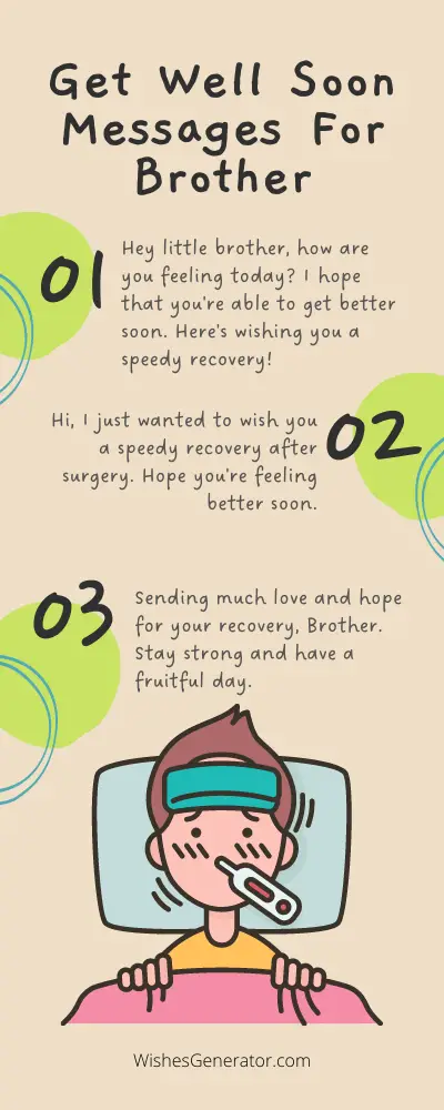 Funny Get Well Soon Messages For Brother